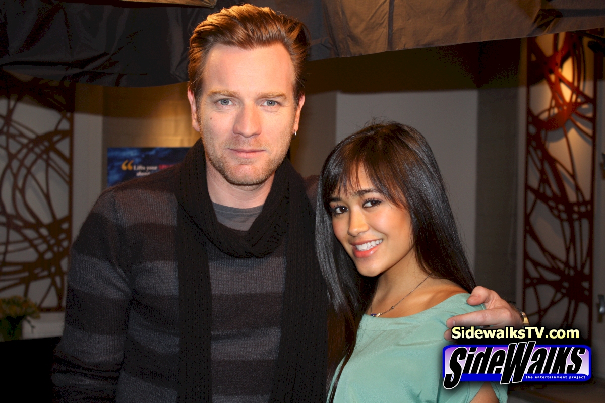 Ewan McGregor with SIDEWALKS' Mika Abogado