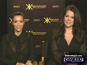 Kim and Khloe Kardashian