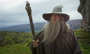 IAN McKELLEN as the Wizard Gandalf the Grey in the fantasy adventure "THE HOBBIT: AN UNEXPECTED JOURNEY."  Photo by Mark Pokorny