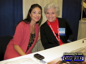 SIDEWALKS host Maaika Westen and Lee Meriwether