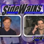 Bruce Greenwood and host Cindy Rhodes