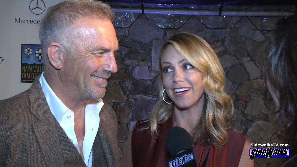 Kevin Costner and wife Christine Baumgartner