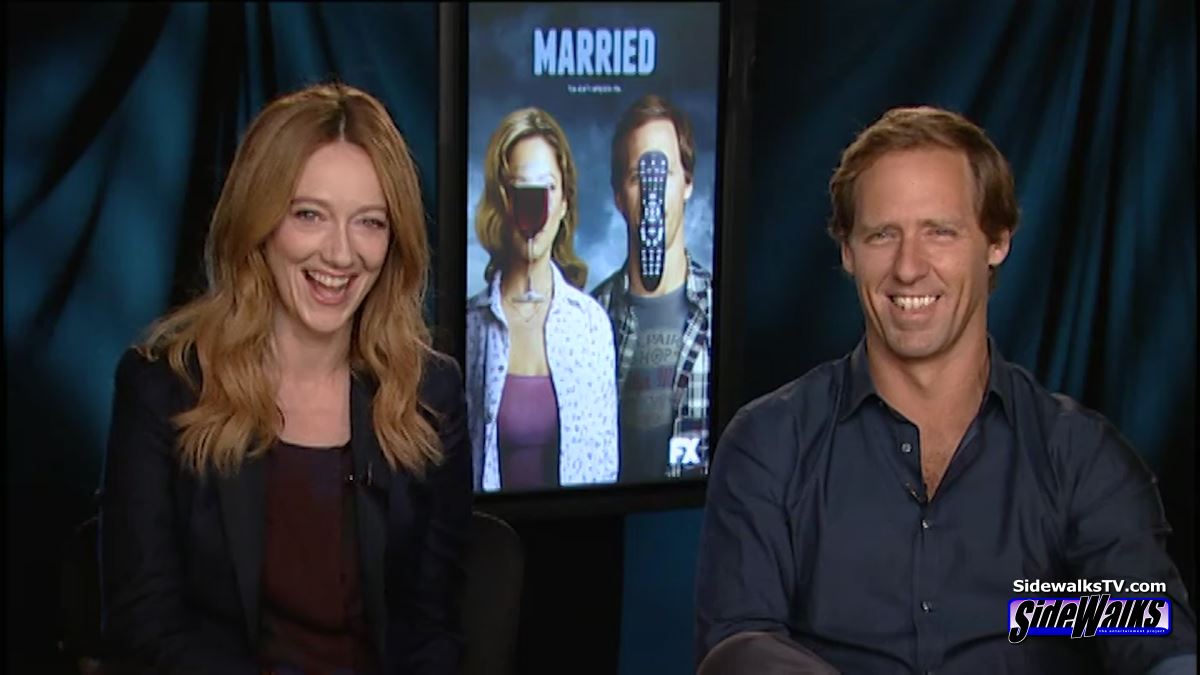 Judy Greer and Nat Faxon