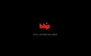 Blip Closing Screen