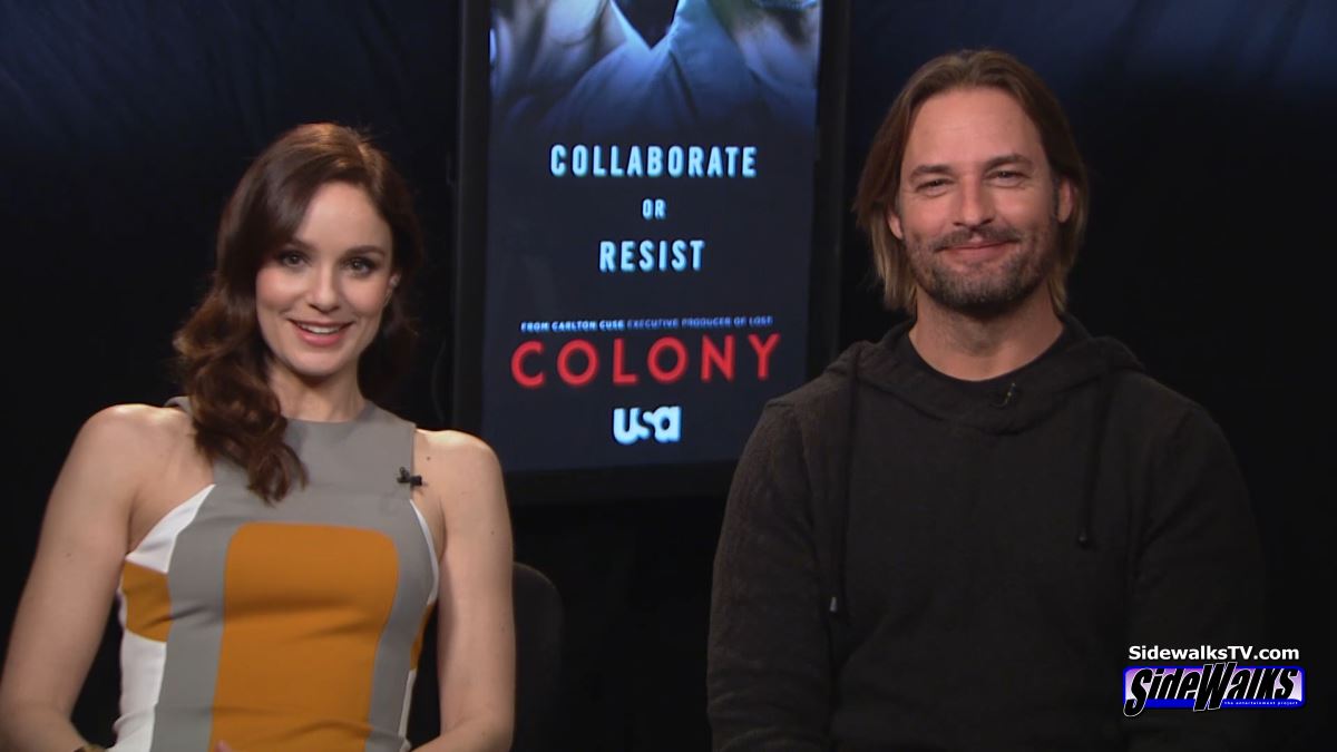 Sarah Wayne Callies and Josh Holloway