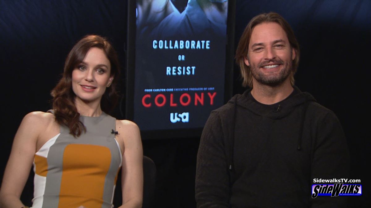 Sarah Wayne Callies and Josh Holloway