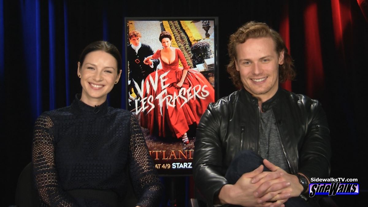 Caitriona Balfe and Sam Heughan (2016)