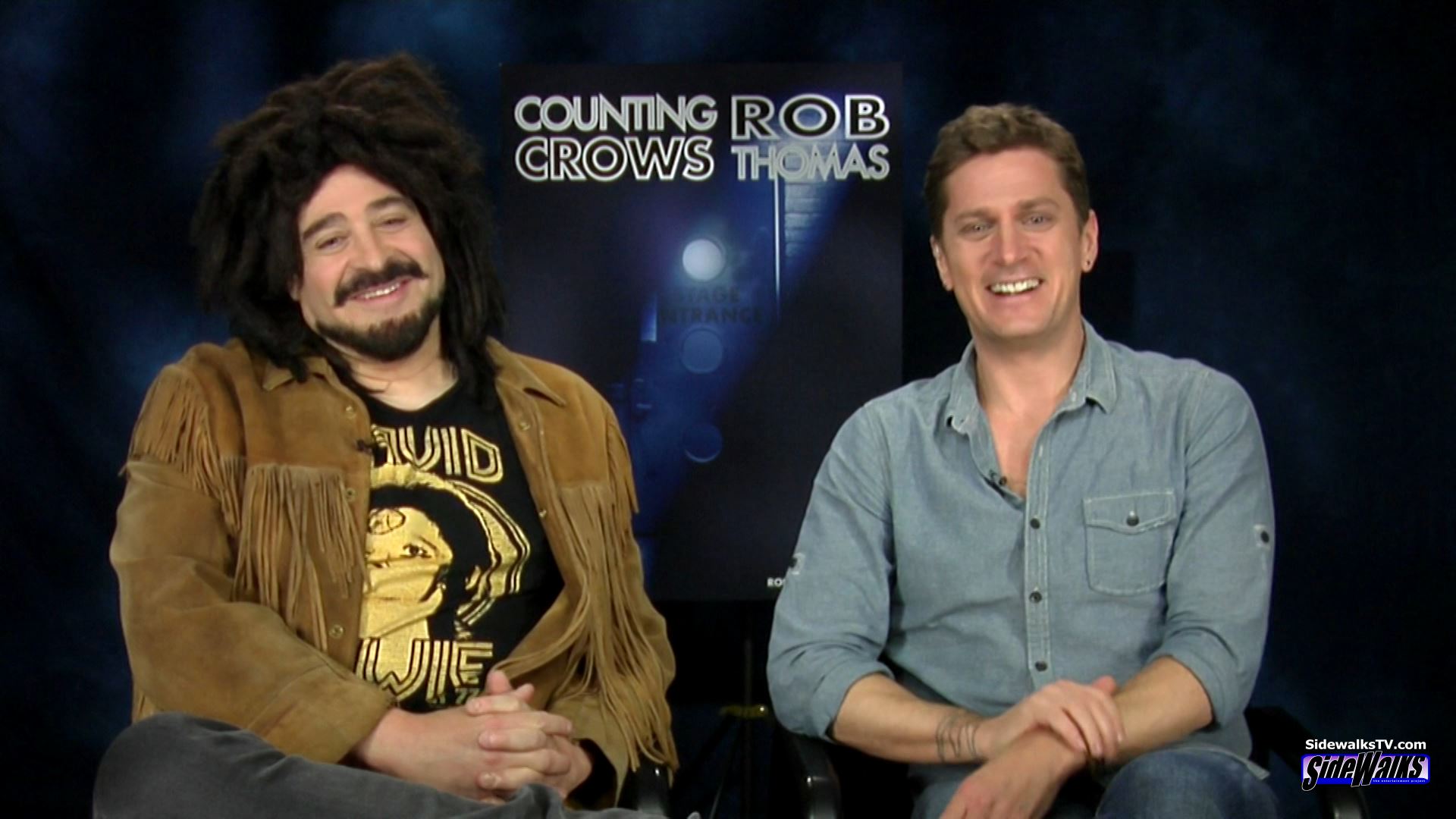 Adam Duritz and Rob Thomas