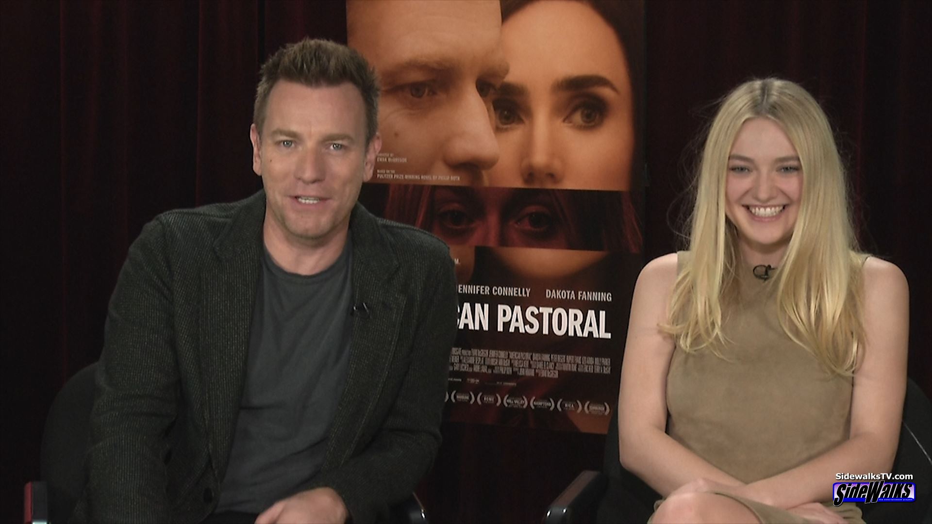 Ewan McGregor and Dakota Fanning (American Pastoral)