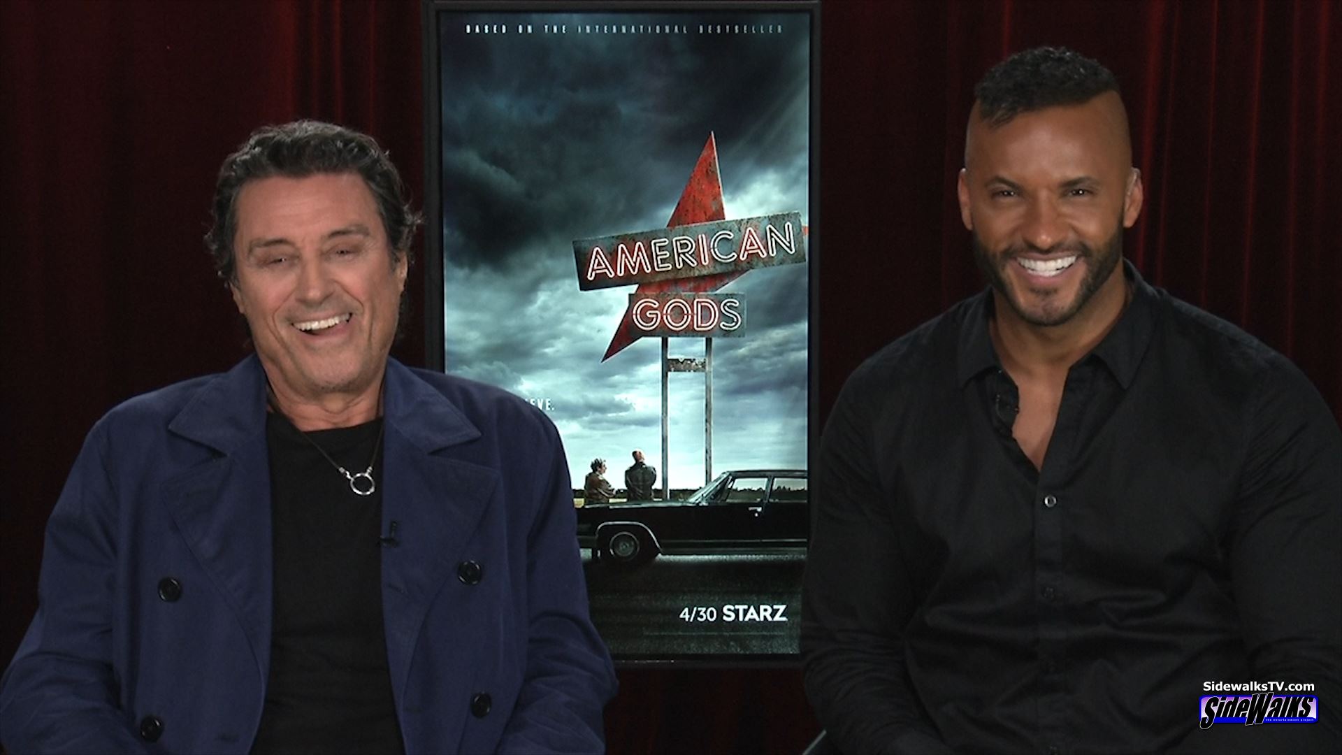 Ian McShane and Ricky Whittle