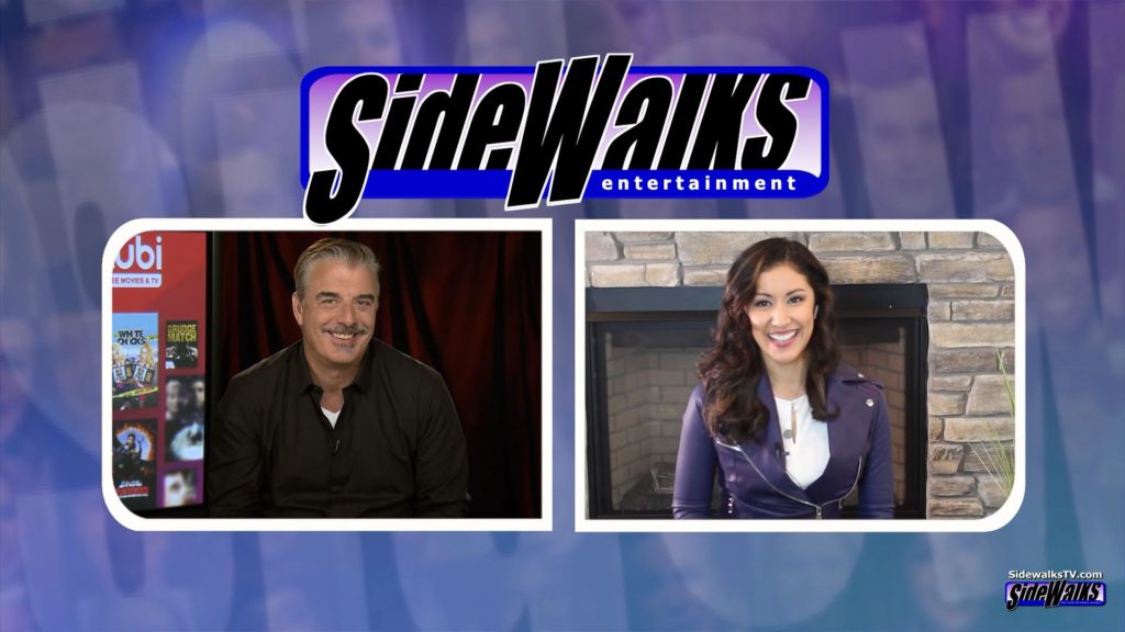 Chris Noth appears on our TV show with host Veronica Castro