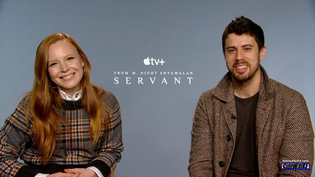 Lauren Ambrose and Toby Kebbell appear on our show to talk Servant