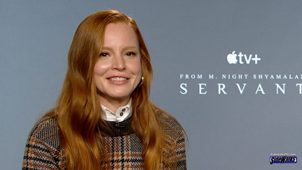 Lauren Ambrose closeup during our interview