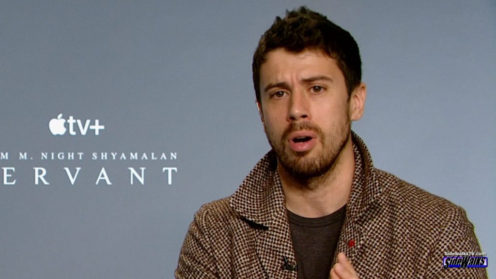 Toby Kebbell closeup during our interview