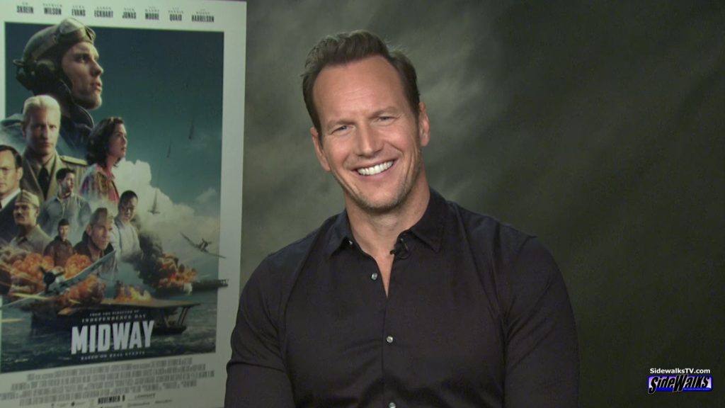 A smiling Patrick Wilson