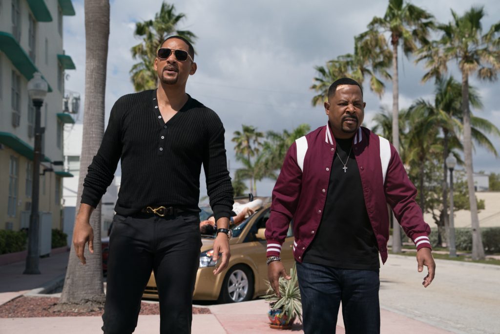 The two stars -- WILL SMITH and MARTIN LAWRENCE -- in a scene from their film, "Bad Boys For Life"