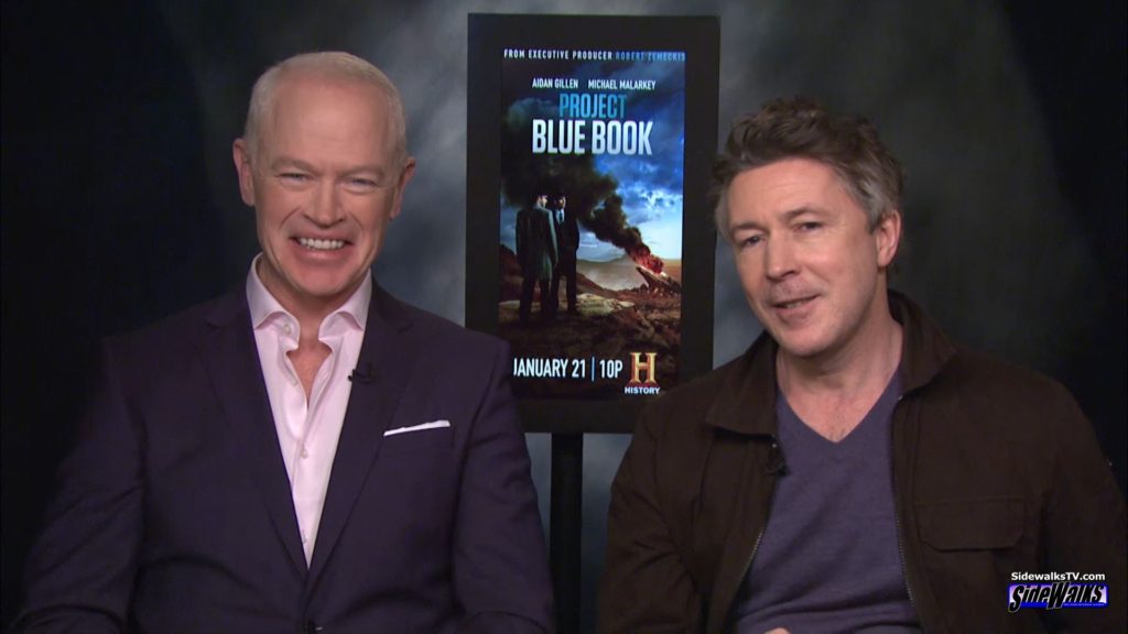 Neal McDonough and Aidan Gillen during their interview