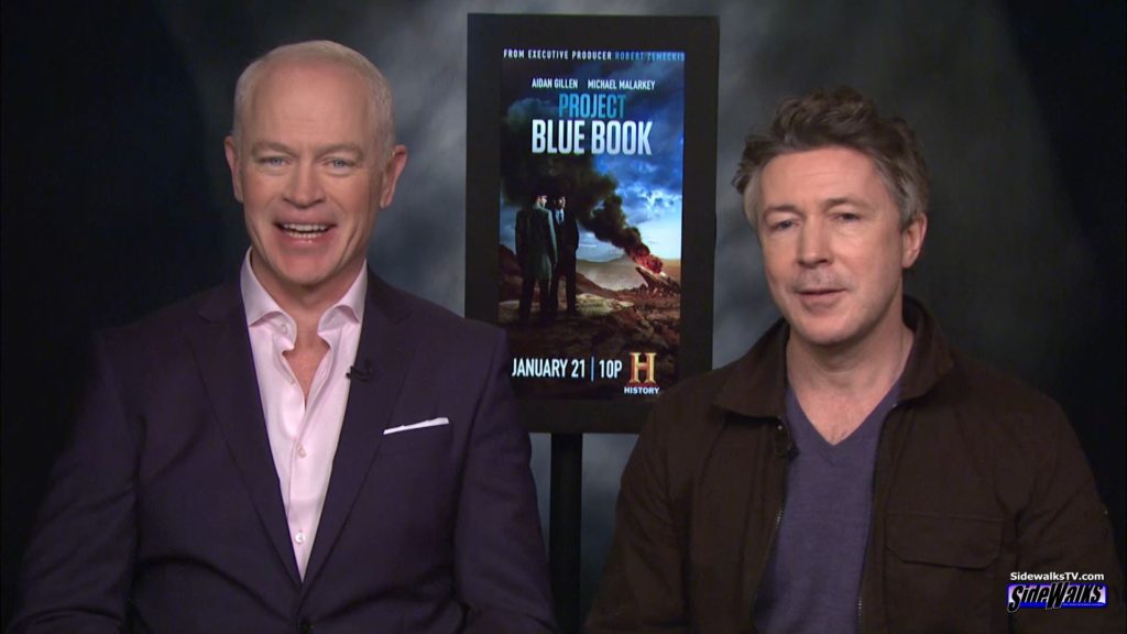 Neal McDonough and Aidan Gillen during their interview