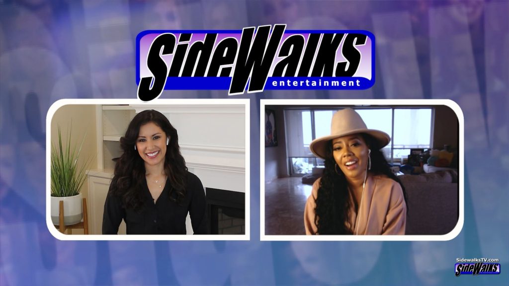 Host Veronica Castro talks to Angela Simmons