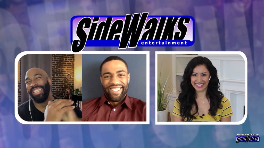 Host Veronica Castro interviews Monti Washington and Phillip Mullings Jr