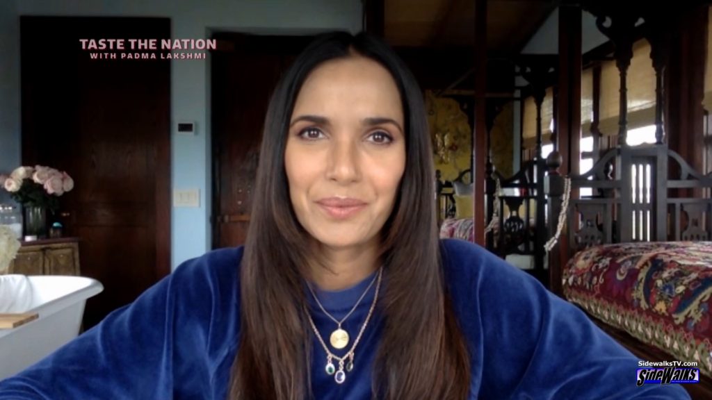 Padma Lakshmi appears in our interview