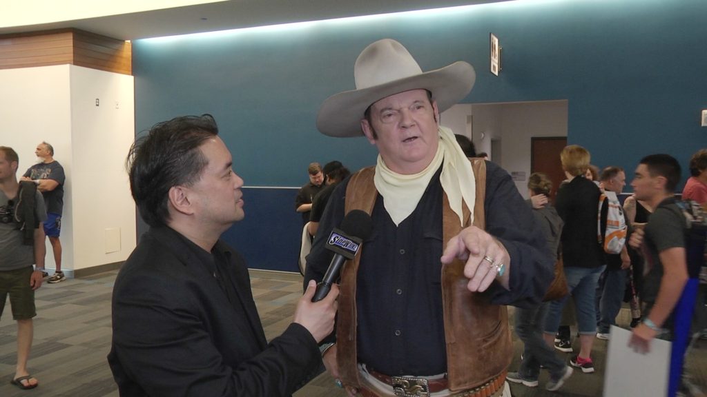 Host Richard R. Lee interviews Jeffrey Wayne Sutherland, who is a John Wayne impersonator