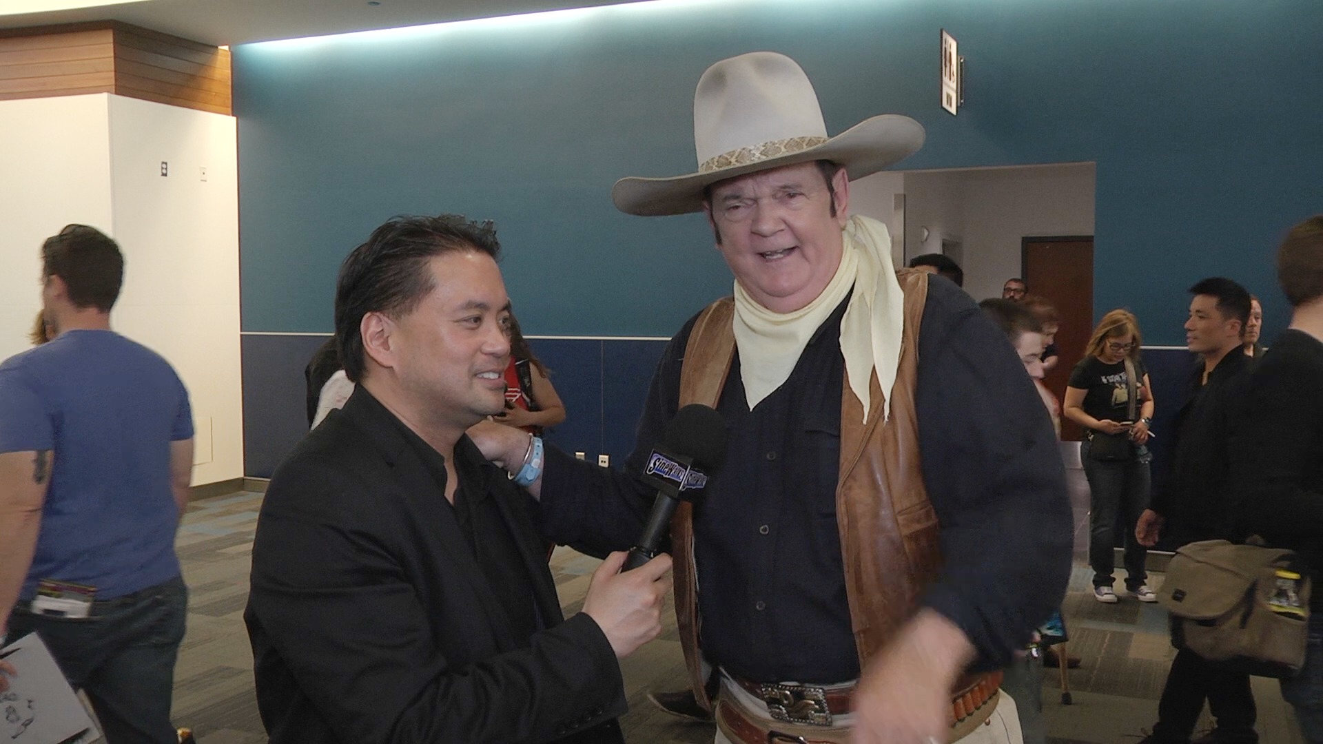 Host Richard R. Lee interviews Jeffrey Wayne Sutherland, who is a John Wayne impersonator