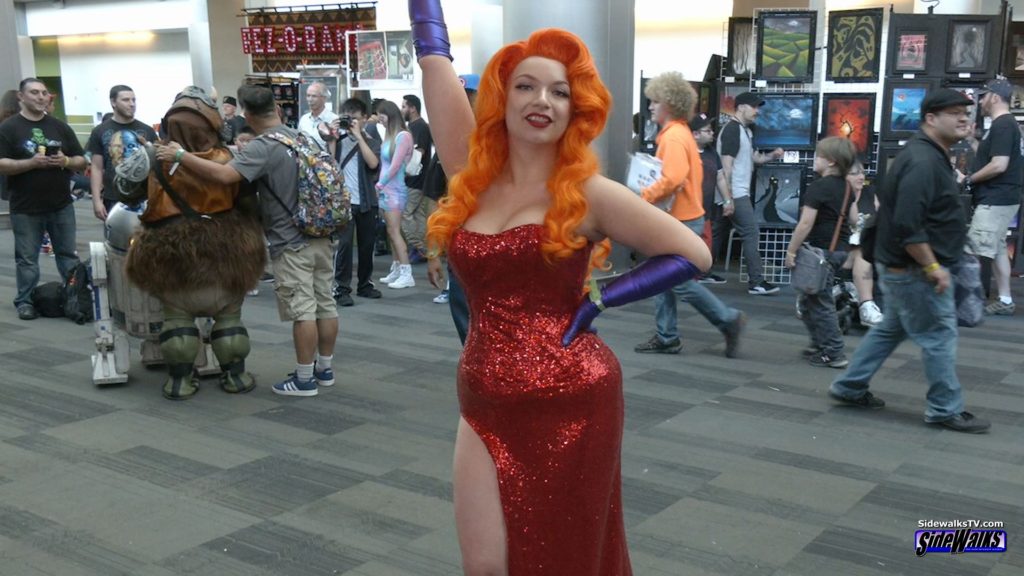 Cosplayer Jess as Jessica Rabbit