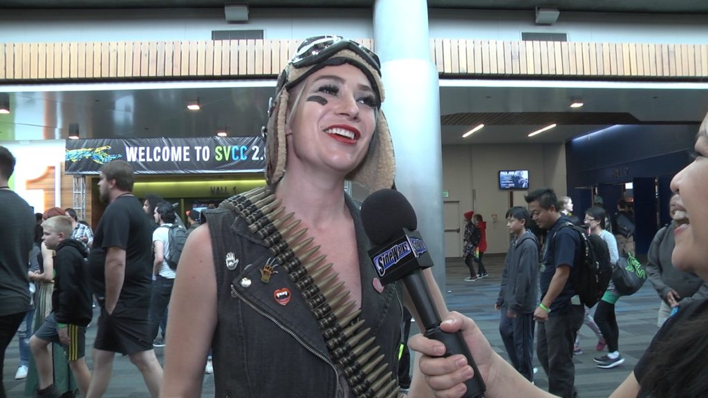 Cosplayer as Tank Girl