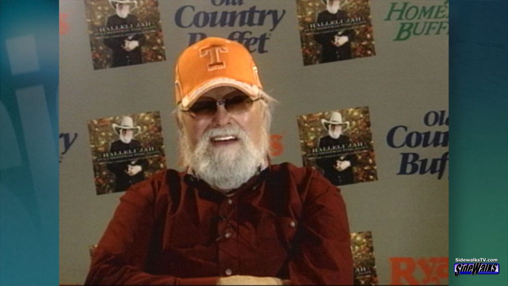 A smiling Charlie Daniels in 2012