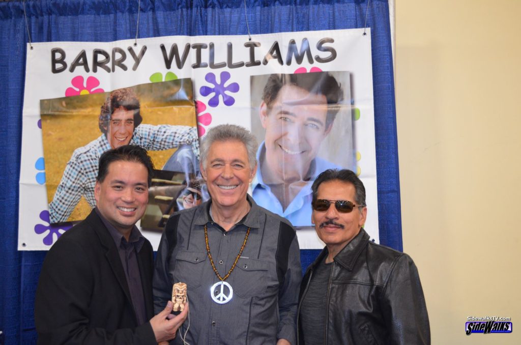 Host Richard R. Lee, Barry Williams, and camera operator Hector Botello