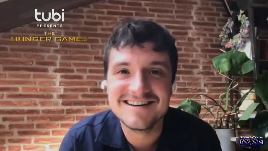 A happy Josh Hutcherson