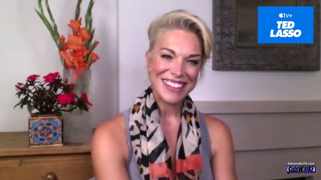 A smile from Hannah Waddingham