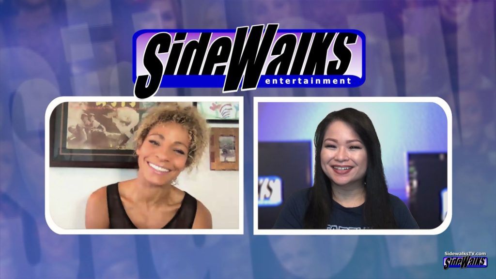 Host Lori Rosales interviews Michelle Hurd