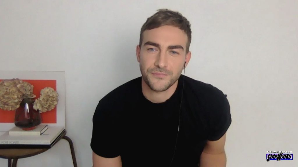 Tom Austen in another single closeup.