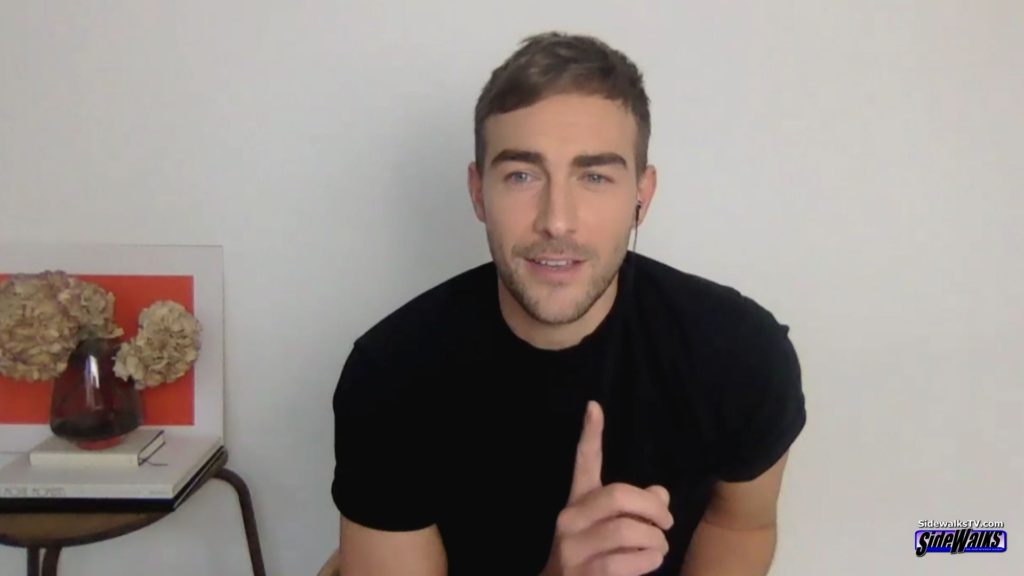 Tom Austen in a single closeup