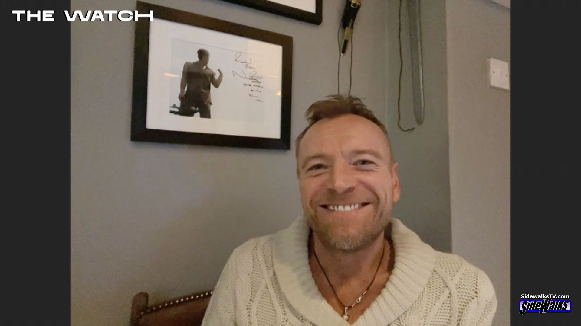 Richard Dormer smiles