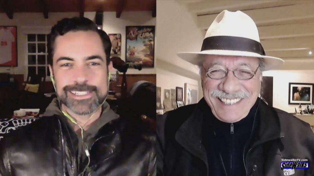 Danny Pino and Edward James Olmos smile