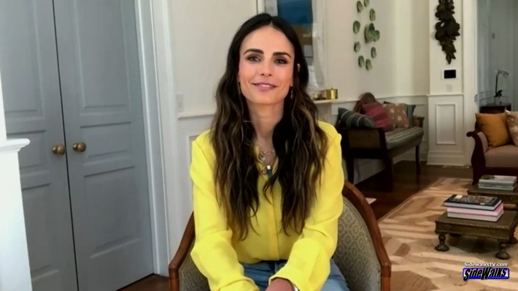 Jordana Brewster in a single shot from our interview