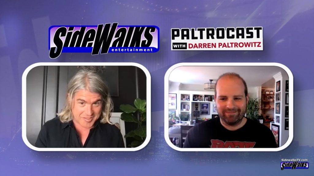 Andre Comeau and Darren Paltrowitz in a screen shot of our interview