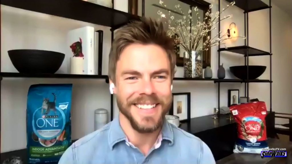 More smiling from Derek Hough