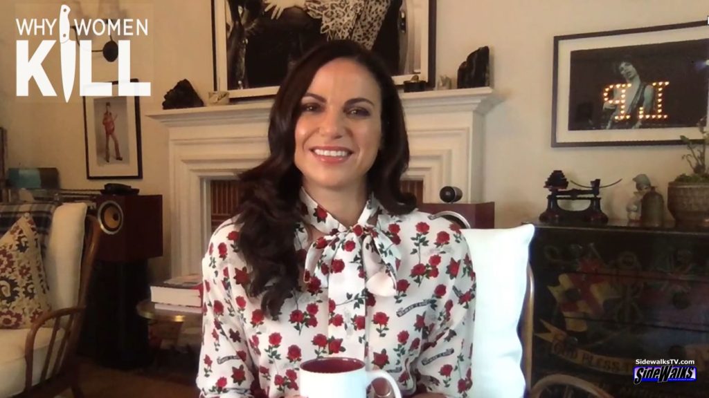 Lana Parrilla smiling