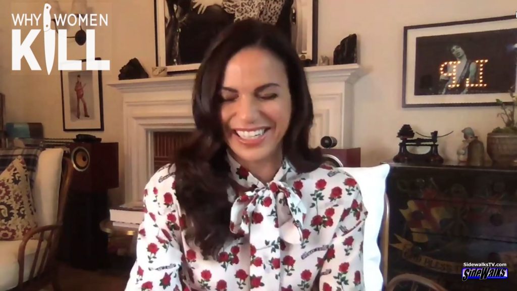 Lana Parrilla laughing