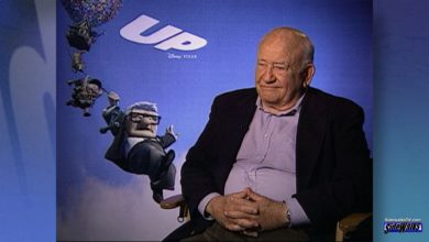 Ed Asner in a single shot during our 2009 inteview