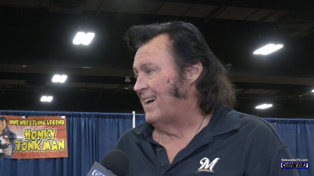 Closeup of The Honky Tonk Man