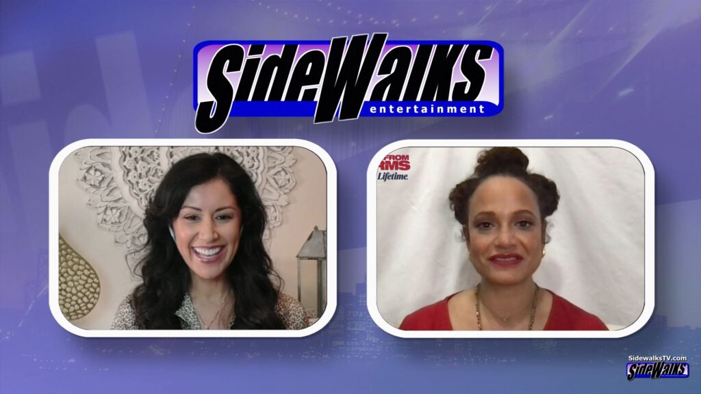 Host Veronica Castro talks to Judy Reyes in a two-shot