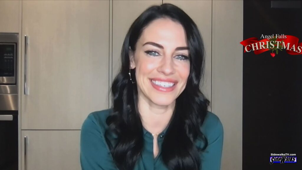 Jessica Lowndes smiles during our interview