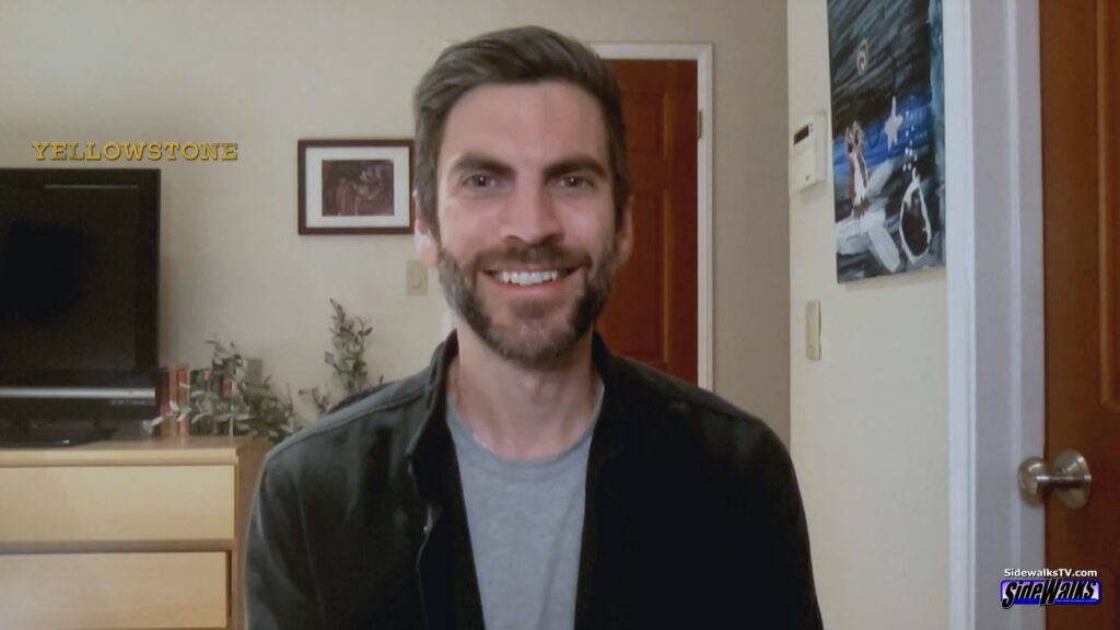 Wes Bentley smiles