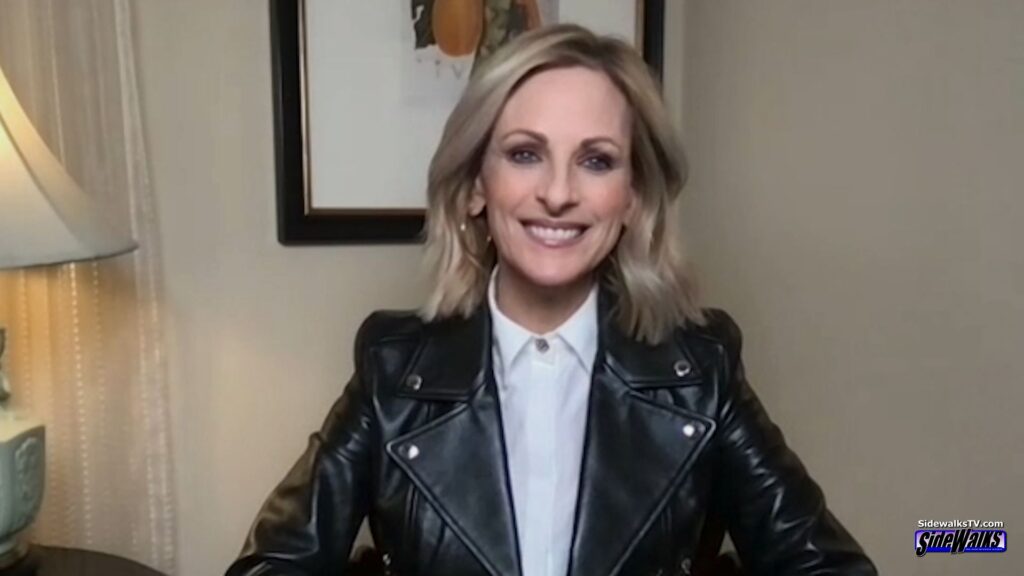 Marlee Matlin gives a smile during our interview