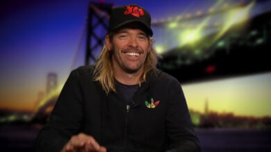 Taylor Hawkins with Bay Bridge background